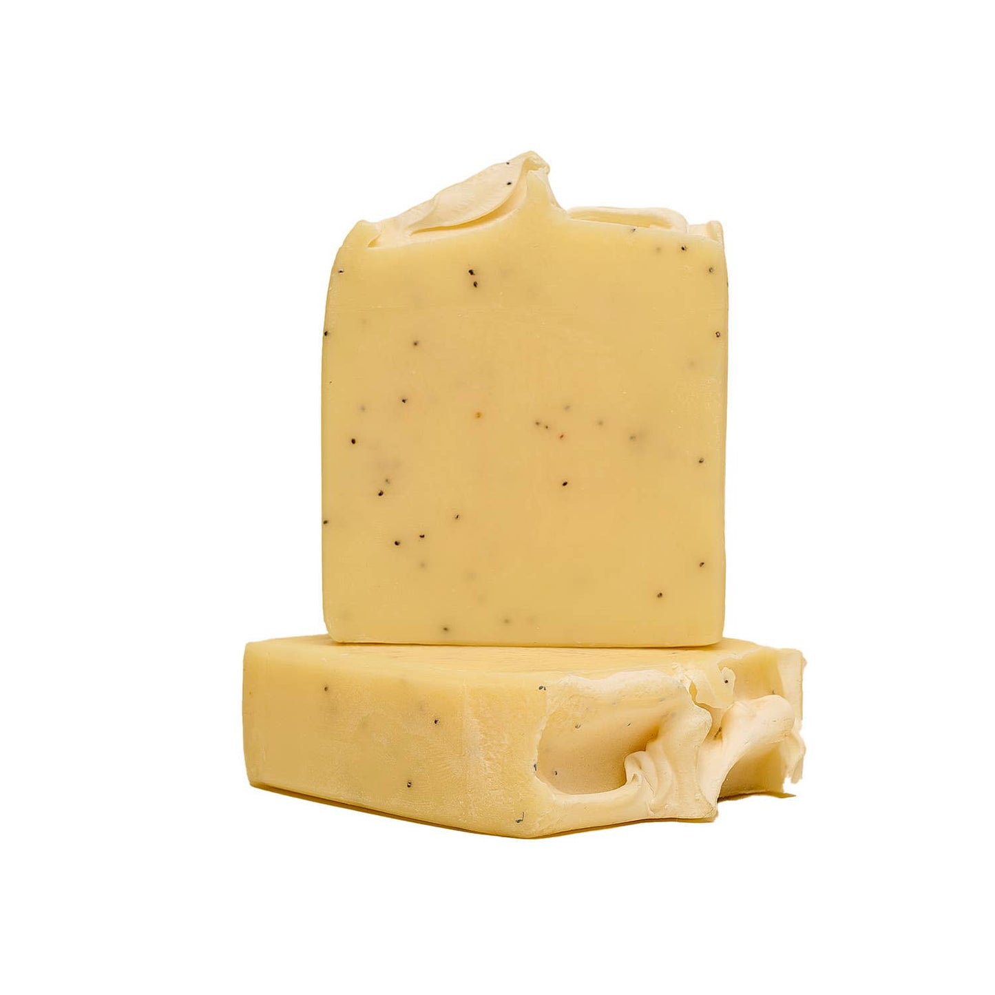 Lemon Poppy Seed Bar Soap | Exfoliating Bar Soap | Soap Bar