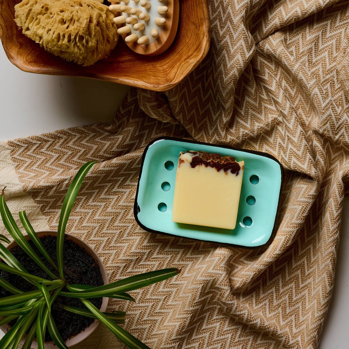 Cocoa + Mint Bar Soap| Cold Process Soap Bar