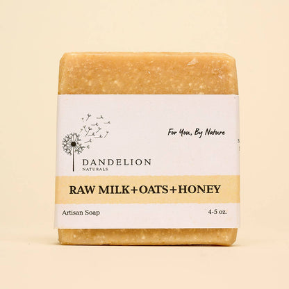 Raw Milk, Oats, & Honey Bar Soap | Soap for Sensitive Skin