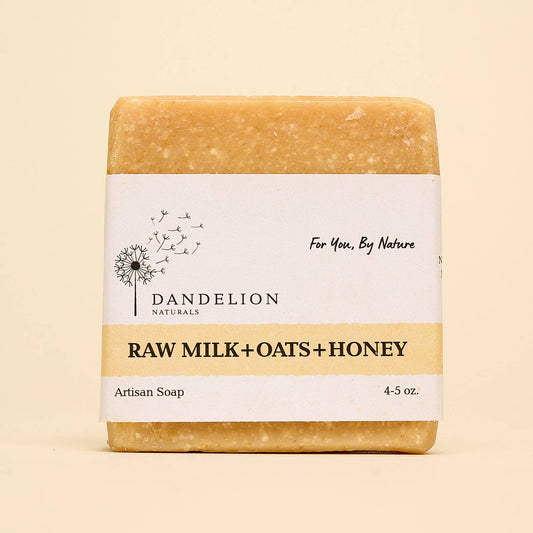 Raw Milk, Oats, & Honey Bar Soap | Soap for Sensitive Skin